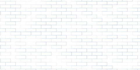 Brick wall. Simple geometric seamless pattern. White brick wall. Vector seamless realistic background