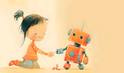 toddler or baby doing activities happily and having fun.