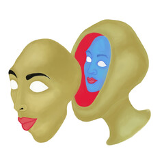  Deep inside our faces has a little surprise