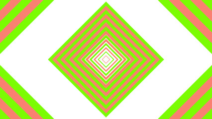 An abstract retro concentric diamond shape stripe pattern design element.
