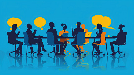 Conduct an engaging meeting description, highlighting effective communication