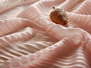 Dusty Rose Environment with Moire Look and Acorn Pattern