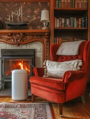 Fototapeta premium Get an air purifier in the living room