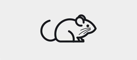 Mouse experiment line icon