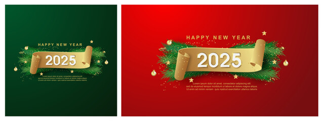 Luxury happy new year 2025