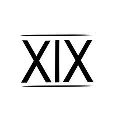 roman numeric icon