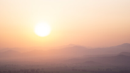 Fototapeta premium Warm sunrise