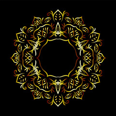 Mandala. Vintage decorative elements. Oriental pattern,illustration, ottoman motifs