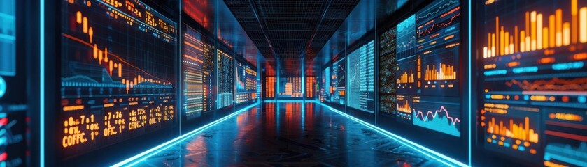 Digital screens displaying a macroeconomic research paper, detailed insights on global inflation trends and their impacts