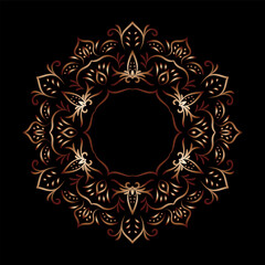 Mandala. Vintage decorative elements. Oriental pattern,illustration, ottoman motifs