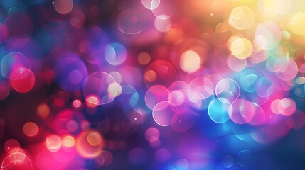 A colorful background with many small circles