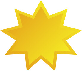 Banner yellow color 10
