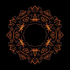 Mandala. Vintage decorative elements. Oriental pattern,illustration, ottoman motifs