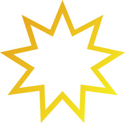 Obraz premium Gold banner