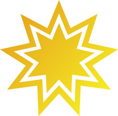 Gold banner