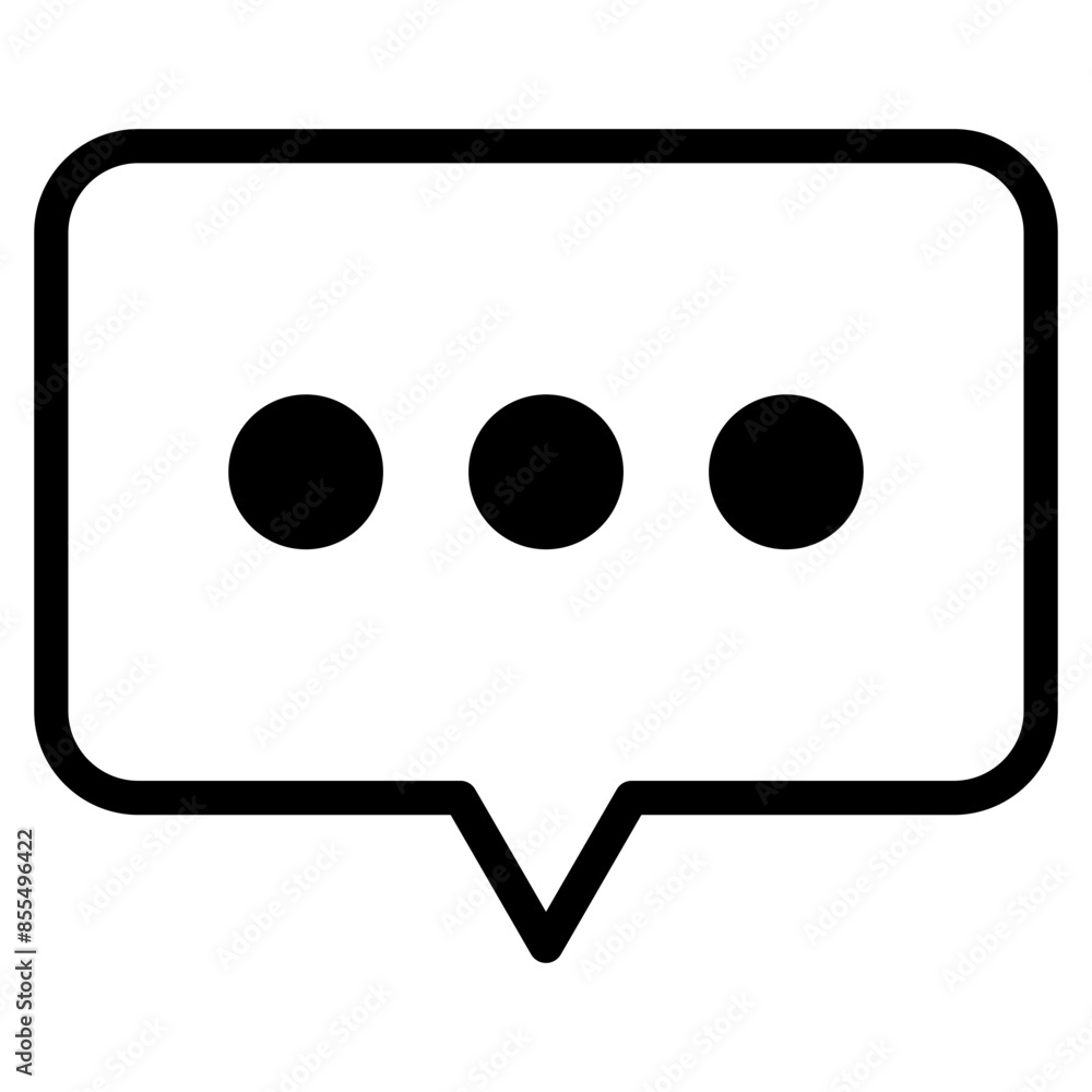 Poster chat icons, speech bubble, comment icon