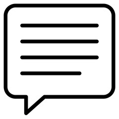 Chat icons, speech bubble, comment icon