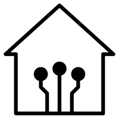 House electricity system icon