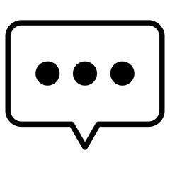 Chat icons, speech bubble, comment icon
