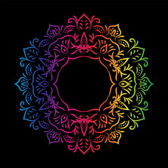 Mandala. Vintage decorative elements. Oriental pattern,illustration, ottoman motifs