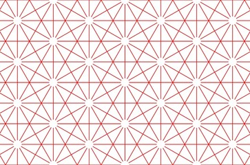 A red and white pattern of triangles