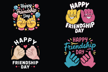 Happy Friendship Day T-shirt Design