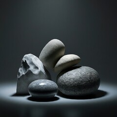 stones, zen and zen concept