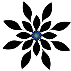 abstract flower illustration