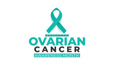 Ovarian Cancer awareness month. background, banner, card, poster, template. Vector illustration.