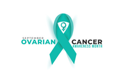 Ovarian Cancer awareness month. background, banner, card, poster, template. Vector illustration.