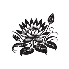 silhouette vector style white background