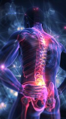 Human is having acute pain in the back. Sciatic nerve