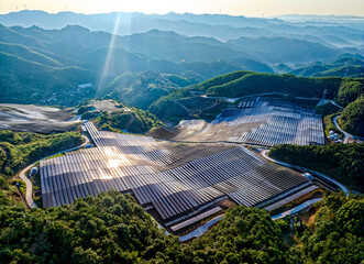 Photovoltaic solar power generation base