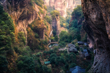 Scenery of Yandang Mountain