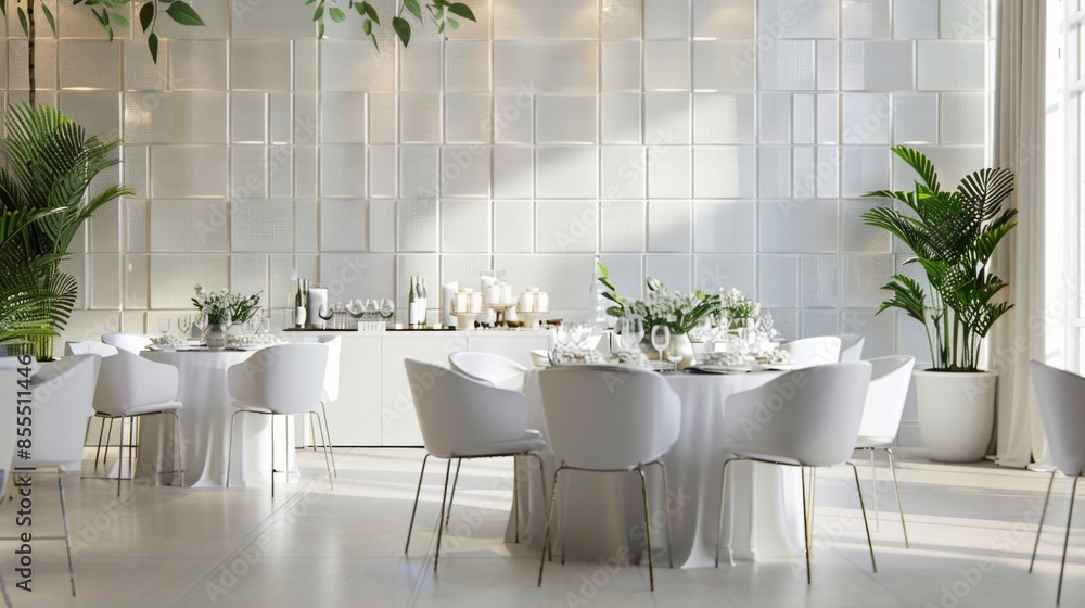 Aufkleber sleek party design organized with a clean and minimalist pattern layout