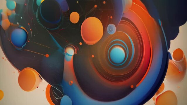 abstract background with circles