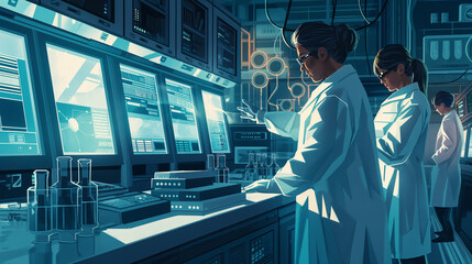 Collaborative Research Project: Shows scientists and engineers working together on a research project aimed at developing new technologies and methods to build safer nuclear reactors.