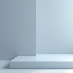 Obraz premium Minimal corporate background with significant blank space.