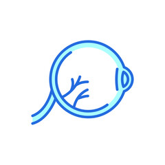 Eyeball Icon, anatomy of human body organs
