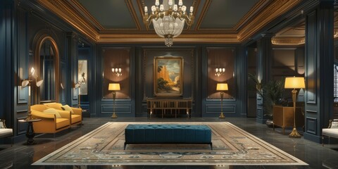Obraz premium Professional scene featuring a sophisticated layout pattern.