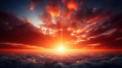 Obraz premium sunset in the sky