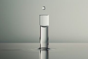 Graduated Cylinder with Liquid Meniscus