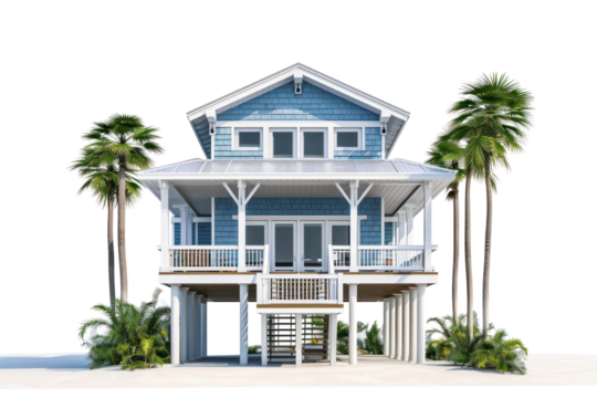 PNG  Beach house architecture building outdoors.