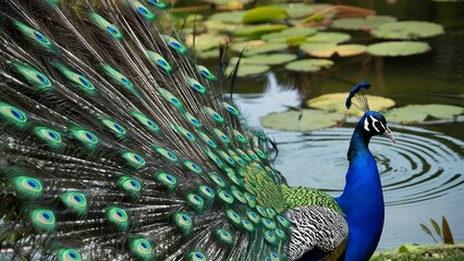 Obraz premium peacock with feathers