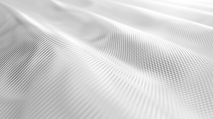 white fabric net background.