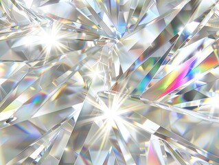 Brightly colored crystals showcase in prismatic crystal cluster variety