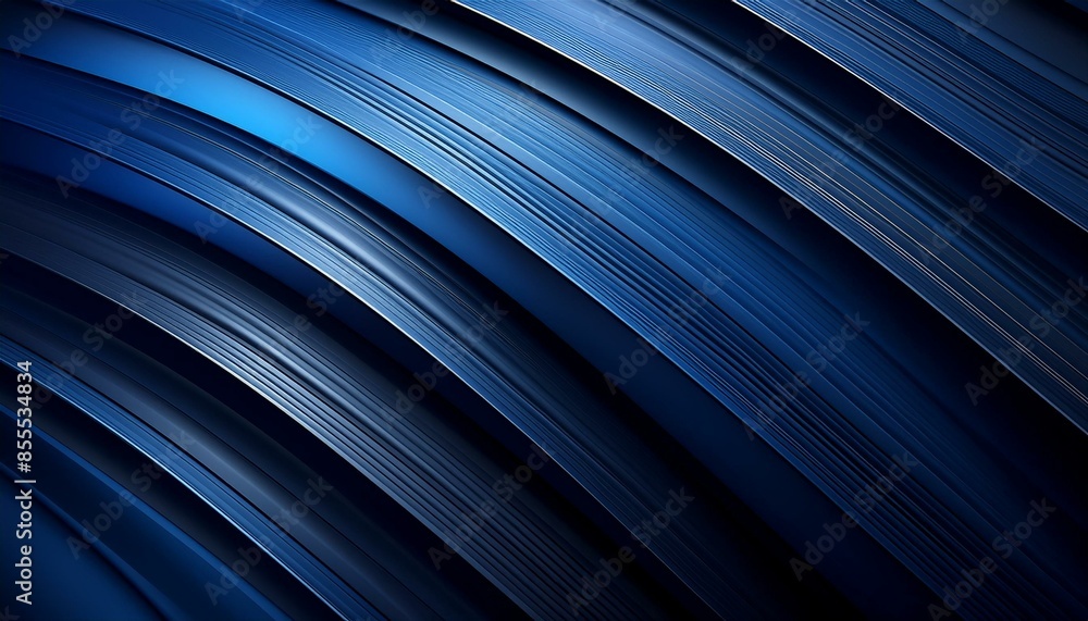 Wall mural a dark blue background with diagonal lines creating a gradient effect.