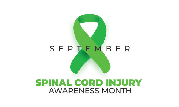 Spinal cord injury awareness month. background, banner, card, poster, template. Vector illustration.