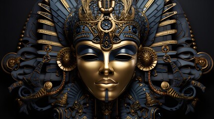 Obraz premium Cleopatra Art Canvas: Artistic Representation of Egyptian Royalty