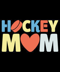 Hockey Mom T-shirt Design, Ice Hockey Shirts